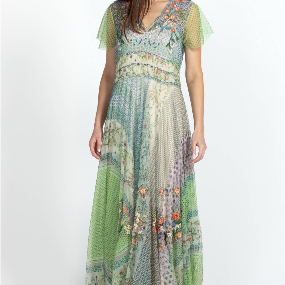Johnny Was WINX MESH DRESS - Picture 3 of 10